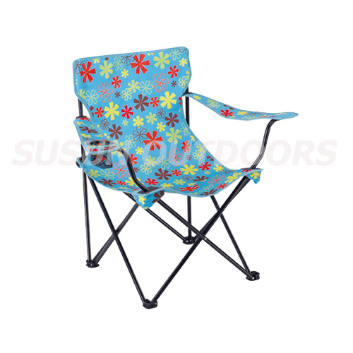 folded beach chair