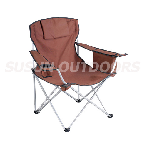beach chair with pillow and pocket