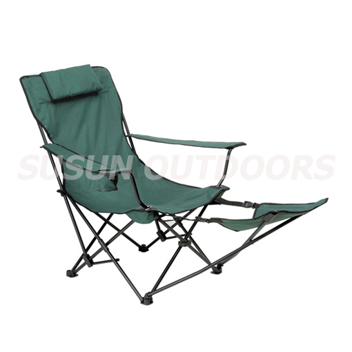 folding beach chair with foot rest