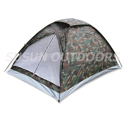camouflage dome tent