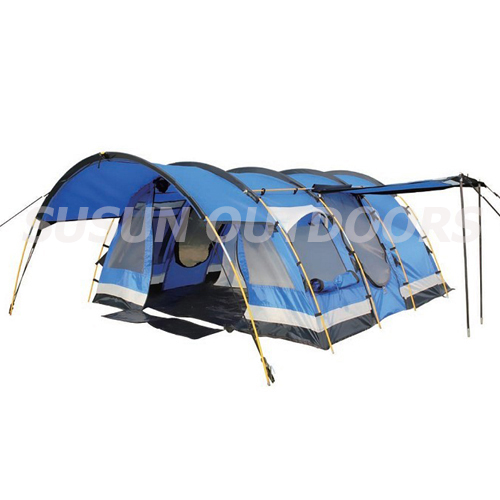 family camping tunnel tent
