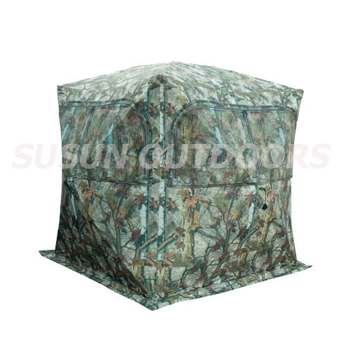 camouflage hunting tent